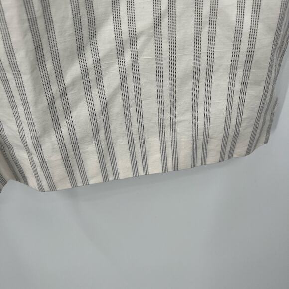 Rebecca Taylor Striped High Rise Pleated Wide Leg Pants - Picture 4 of 12